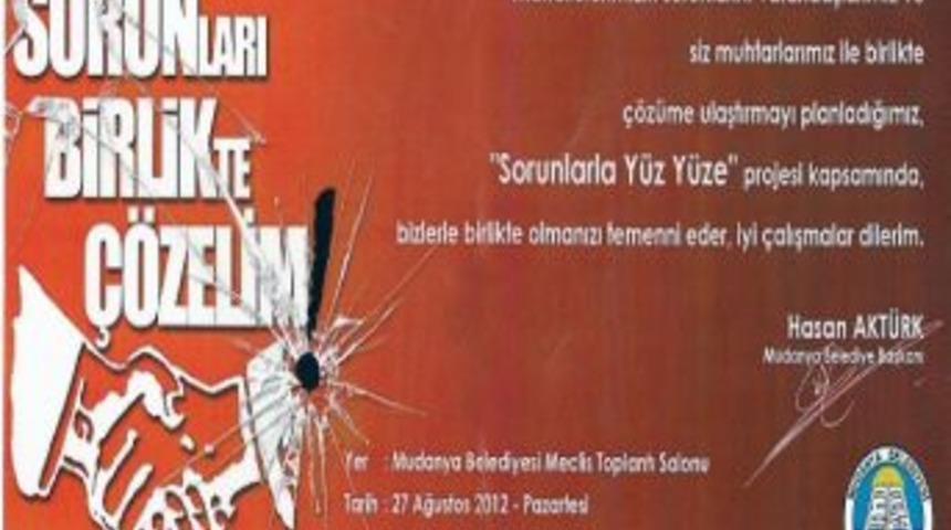 Mudanya Belediyesi Muhtarları Dinleyecek