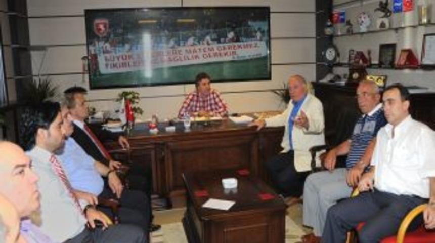 Esnaf Odaları Başkanlarından, Samsunspor'a Ziyaret