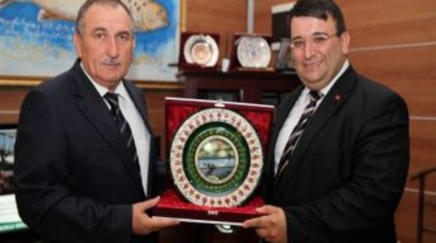 Başkan Yılmaz&rsquo;a Veda Ziyareti