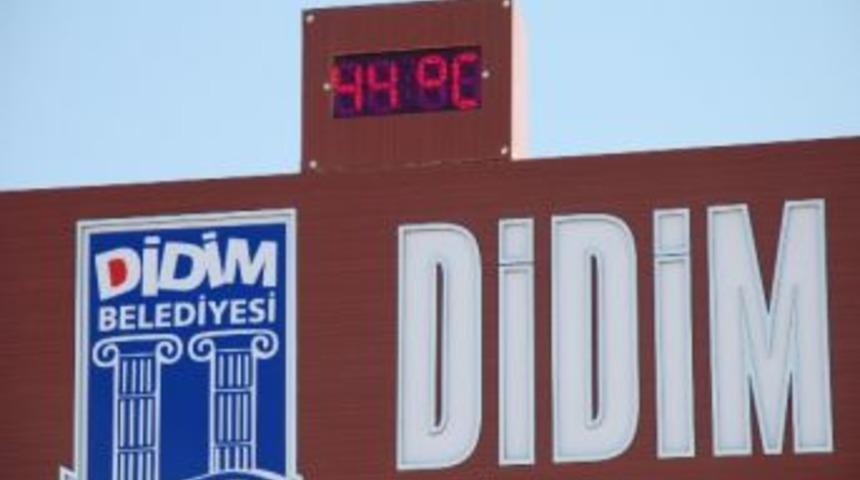 Didim&rsquo;de Termometreler 44 Dereceyi Buldu