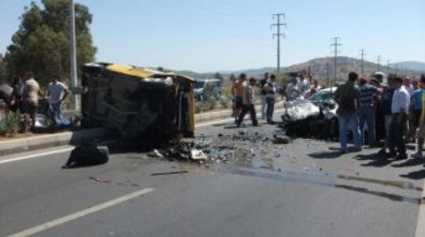 Milas&rsquo;ta Trafik Kazası: 4 Yaralı