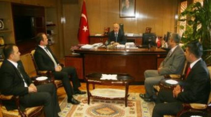 &Uuml;lk&uuml; Ocakları'ndan Vali Erdal Ata'ya Ziyaret