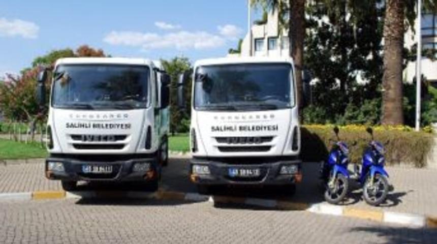 Salihli Belediyesi&rsquo;ne Alınan Ara&ccedil;lar Tanıtıldı