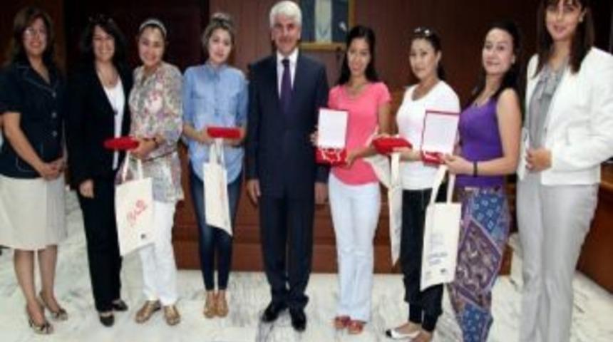 Başkan Sakallı T&uuml;rk Cumhuriyetlerinden Gelen Misafirleri Ağırladı