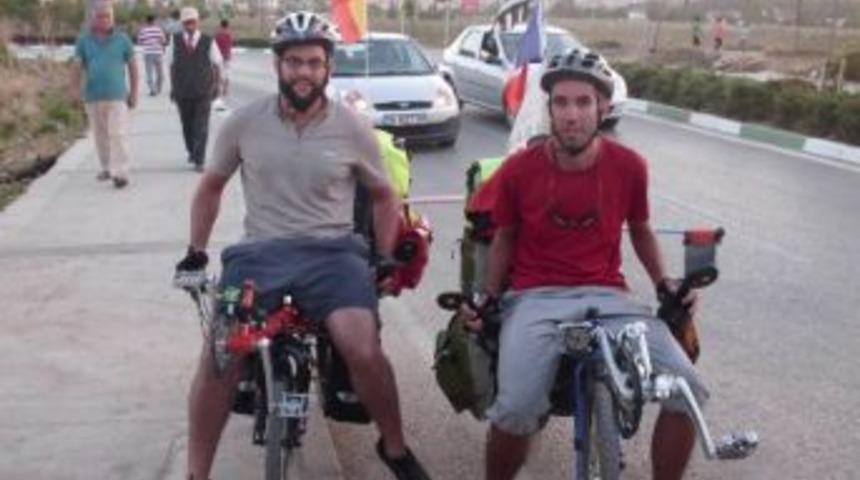 (&ouml;zel Haber) Hayır İ&ccedil;in Bisikletlerle D&uuml;nya Turu