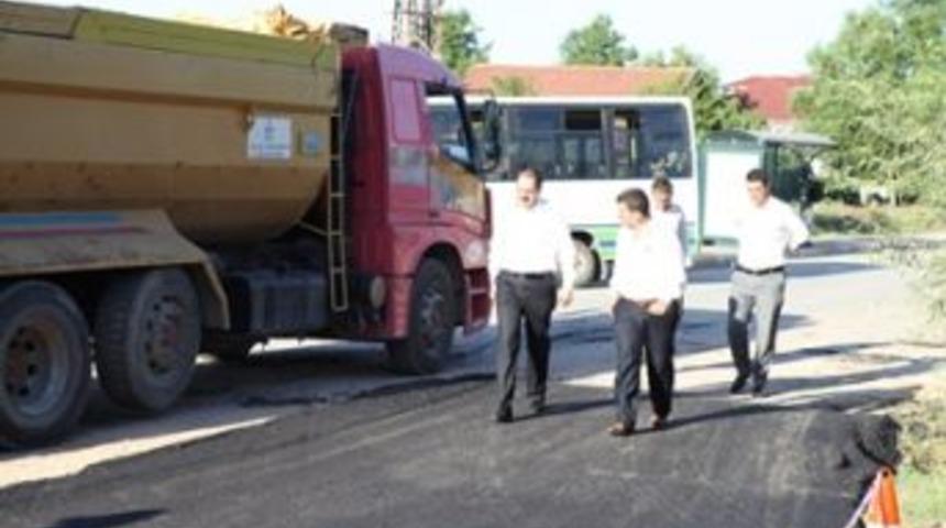Pınar Caddesi  boydan boya asfaltlandı