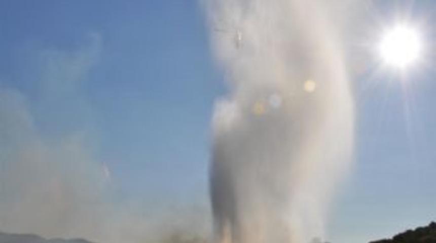 Demirci’de Orman Yangını