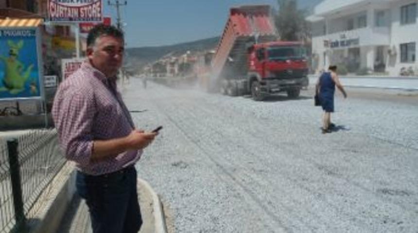 Akb&uuml;kte Yol Yapım &Ccedil;alışması&hellip;