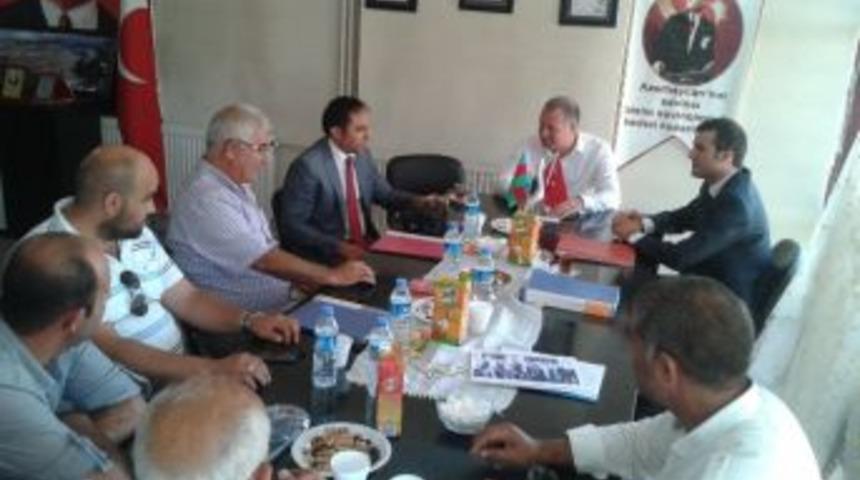 Azerbaycan Iğdır Konsolosu Aliyev&rsquo;den Asimder&rsquo;e Ziyaret