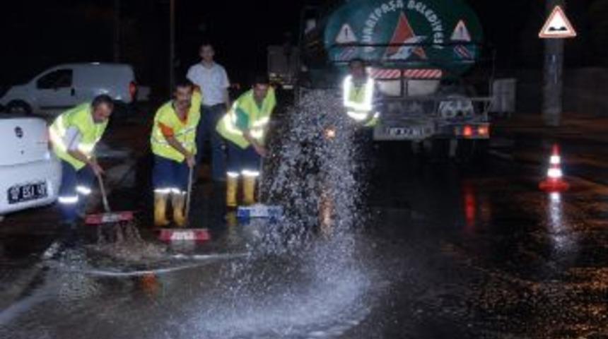 Muratpaşa&rsquo;da Sokaklara Hijyenik Temizlik