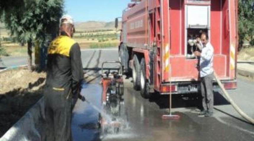 Gerc&uuml;ş Belediyesi'nden Altyapı &Ccedil;alışmaları