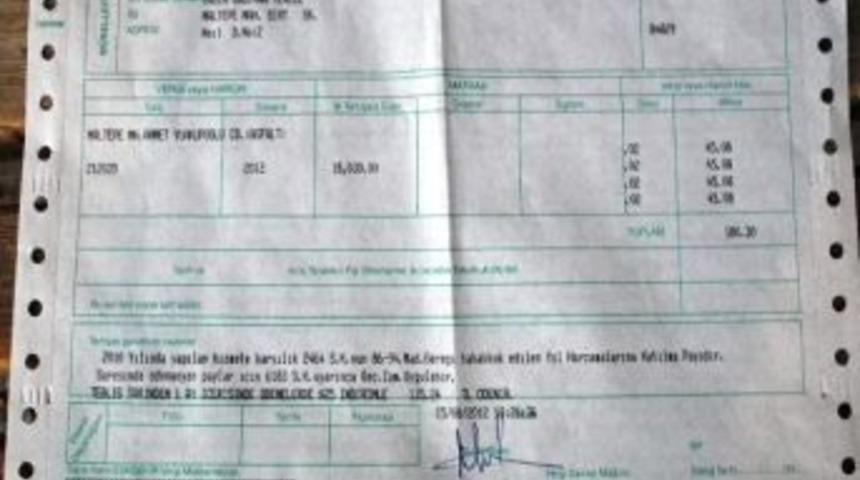 "vatandaşa Fatura &Uuml;st&uuml;ne Fatura"