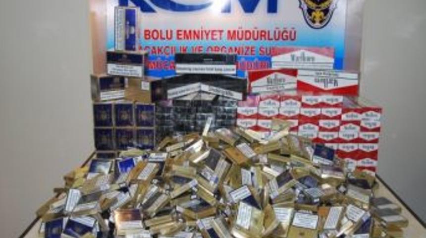 Bolu'da Ka&ccedil;ak Sigara Operasyonu