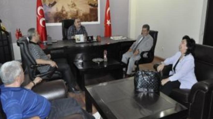 Y&ouml;rt&uuml;rk&rsquo;den Başkan Eke&rsquo;ye Ziyaret