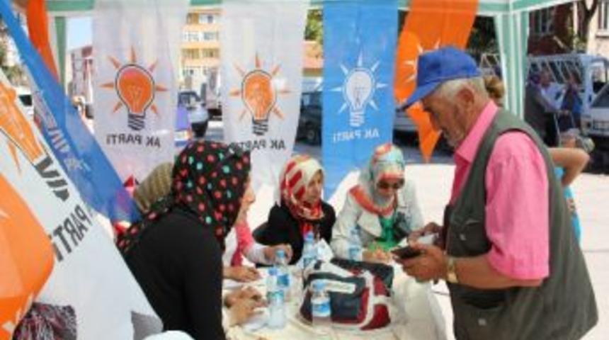 Ak Parti&rsquo;den Pazaryerinde &Uuml;ye &Ccedil;alışması