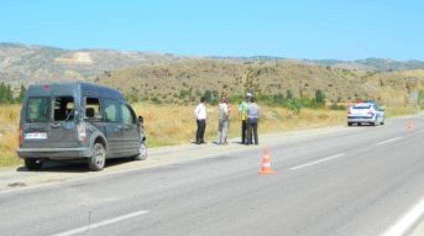 Ak&ouml;ren k&ouml;y&uuml; muhtarı kaza yaptı