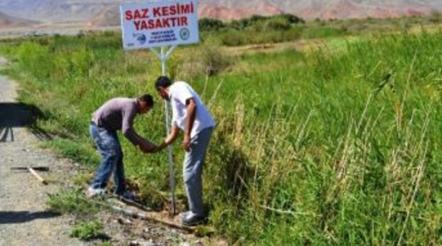 Iğdır Orman Ve Su İşleri İl M&uuml;d&uuml;rl&uuml;ğ&uuml;&rsquo;nden Doğal Ortamı Koruma Levhaları