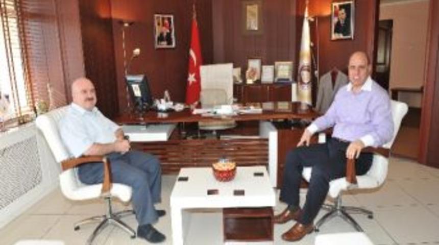 Rekt&ouml;r Omay, Başkan Ayanoğlu&rsquo;nu Ziyaret Etti
