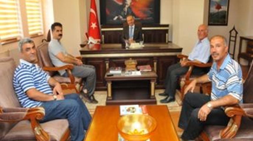 Tunceli Milletvekili H&uuml;seyin Ayg&uuml;n'den Yeni Valiye Nezaket Ziyareti