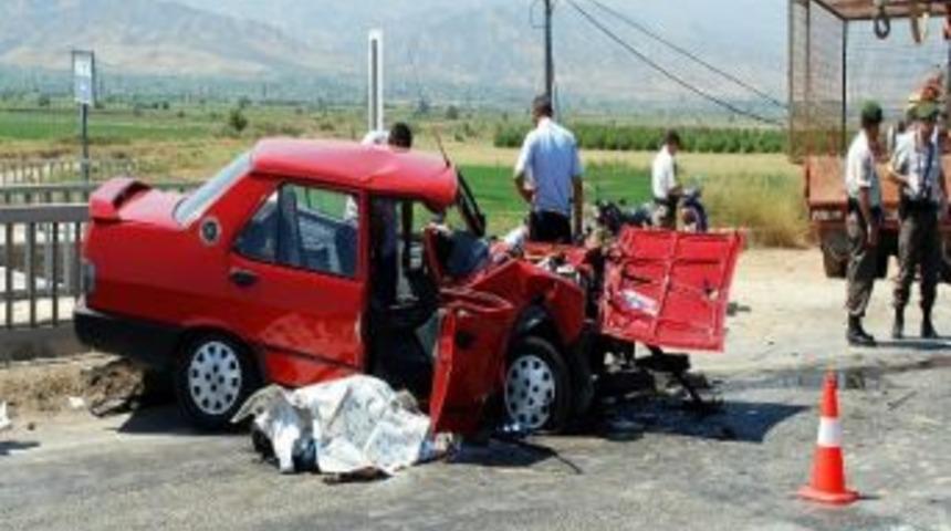 Salihli&rsquo;de Trafik Kazası