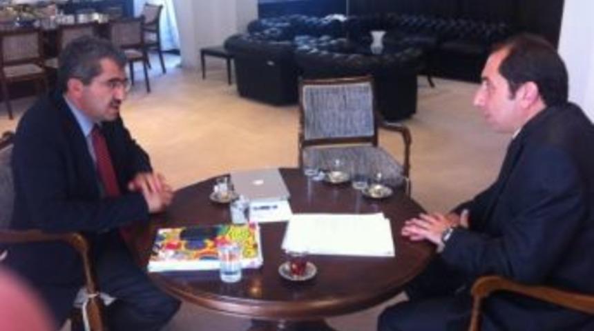 Hitit &Uuml;niversitesi Rekt&ouml;r&uuml; Alkan&rsquo;dan &Ouml;sym Başkanı Demir&rsquo;e Ziyaret