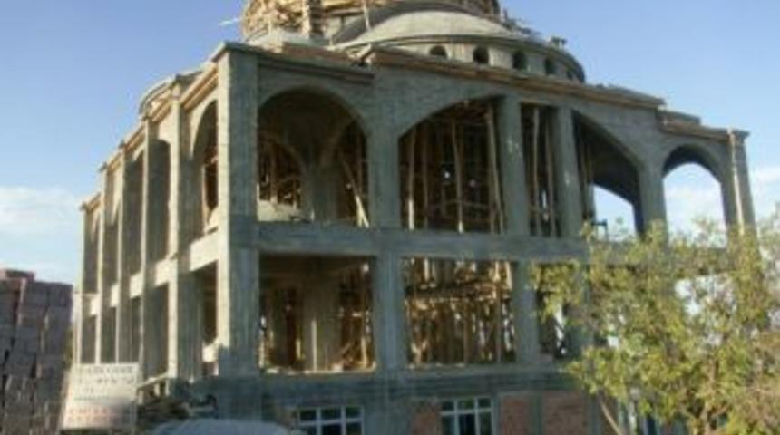 İnşaatı Devam Eden Hecek Camii İlgi Bekliyor