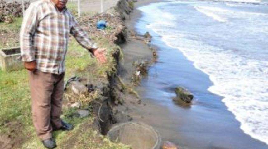 Hır&ccedil;ın Karadeniz Sahili Yuttu