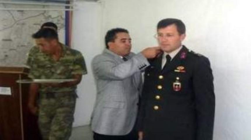G&uuml;rpınar Jandarma Tabur Komutanlığı&rsquo;nda Terfi T&ouml;reni