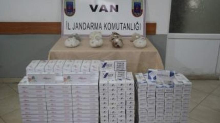 Van&rsquo;da Uyuşturucu Ve Ka&ccedil;ak Sigara Operasyonları