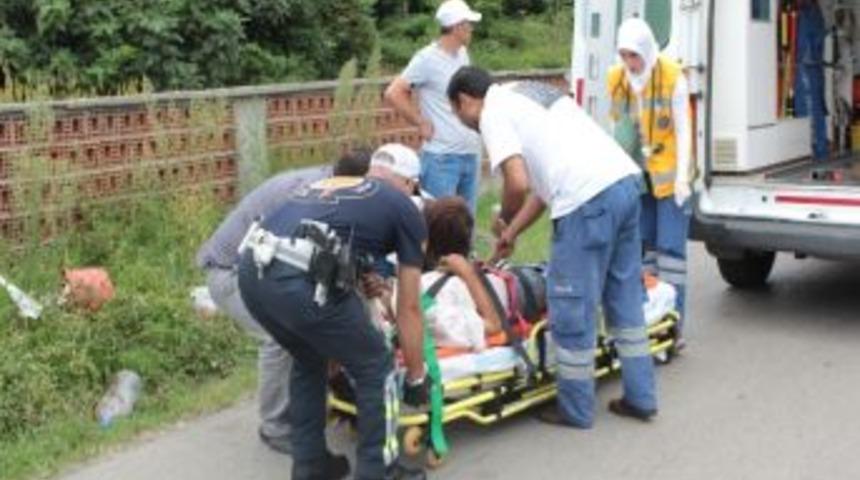 &Ccedil;arşamba&rsquo;da Kaza:1 Yaralı