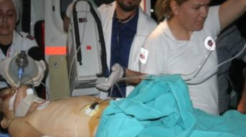 Hızlandırılmış Tren Motosikletli &Ccedil;ocuğa &Ccedil;arptı