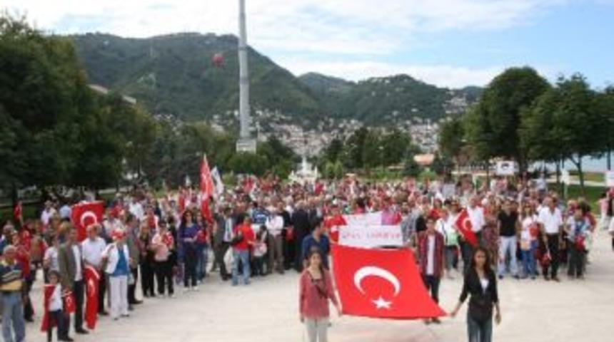 Ordu&rsquo;da Tgb, Ter&ouml;re Lanet Mitingi D&uuml;zenledi