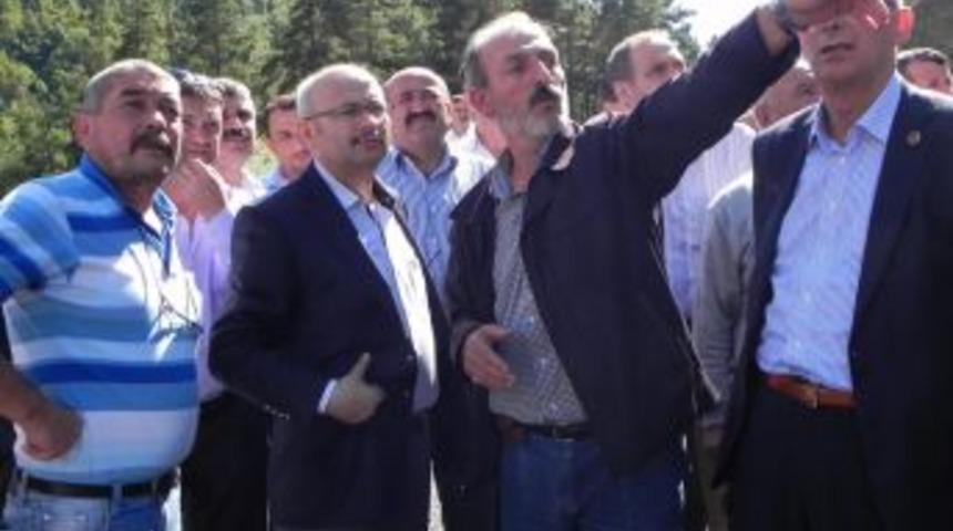 AK Parti Milletvekili Candan, G&ouml;k&ccedil;eler Ve Kandilli Beldelerini Ziyaret Etti