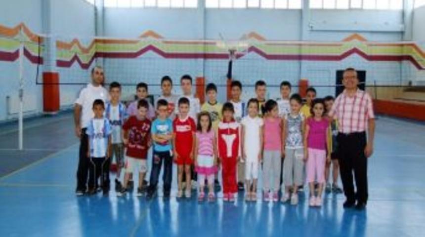 Hisarcık&rsquo;ta Yaz Spor Kursu A&ccedil;ıldı