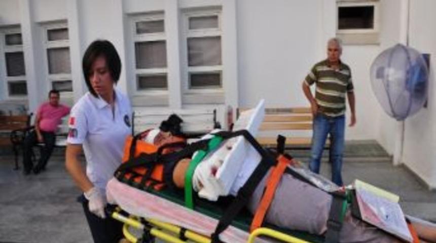 Milas&rsquo;ta Trafik Kazası: 2 Yaralı