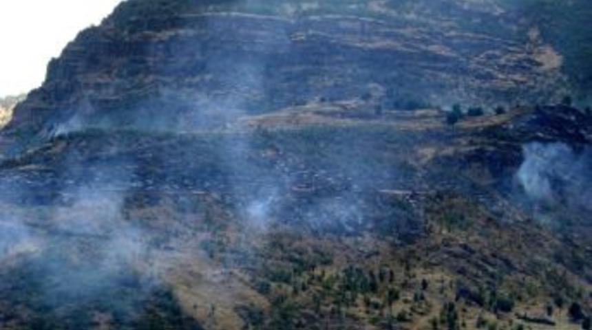 Tunceli&rsquo;de Orman Yangınları S&uuml;r&uuml;yor