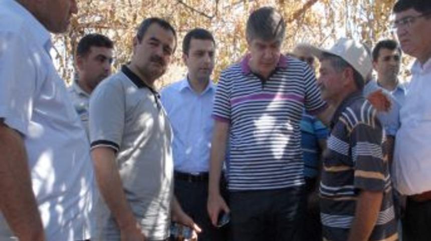 AK Partililer Serik&rsquo;te Yangın B&ouml;lgesini Ziyaret Etti