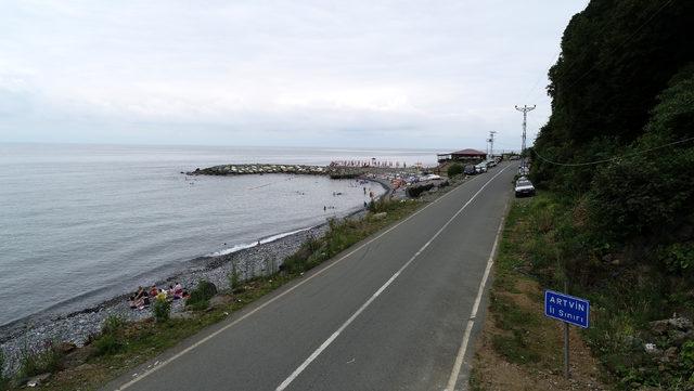 Rize ile Artvin illeri arasındaki plaj, sınır anlaşmazlığına yol açtı