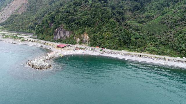 Rize ile Artvin illeri arasındaki plaj, sınır anlaşmazlığına yol açtı