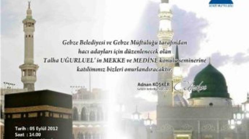 Gebzeli Hacı Adaylarına Seminer