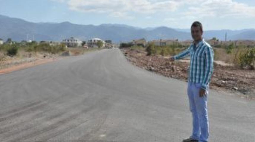 Alikahya Yolu Asfaltlandı