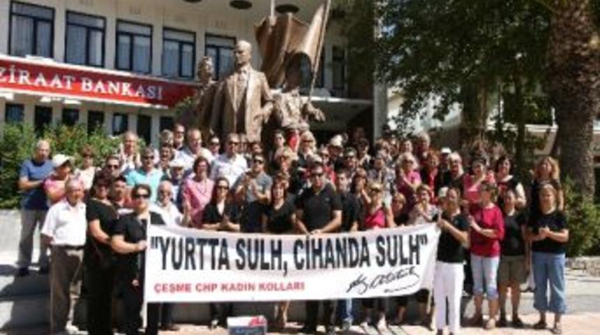 Chp Kadın Kollarından &lsquo;barış Ve Huzur&rsquo; A&ccedil;ıklaması