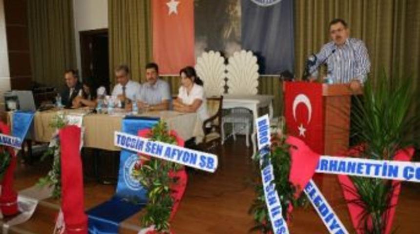 Memur-sen Genel Başkanı Gündoğdu Afyonkarahisar’da