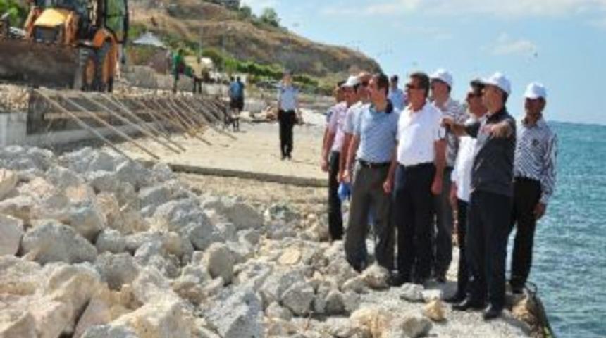 Belediye Başkanı Uzun &Ccedil;alışmaları Yerinde İnceledi