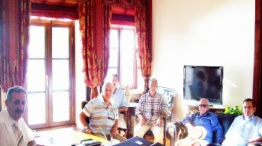 Rahmi Ko&ccedil;, Kaymakam Nihat Nalbant I Ziyaret Etti