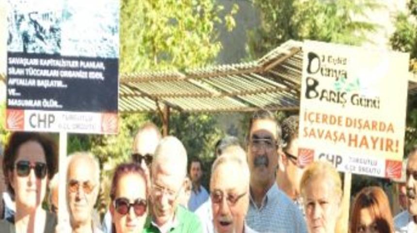 Turgutlu Chp İl&ccedil;e Teşkilatı 'savaşa Hayır' Dedi