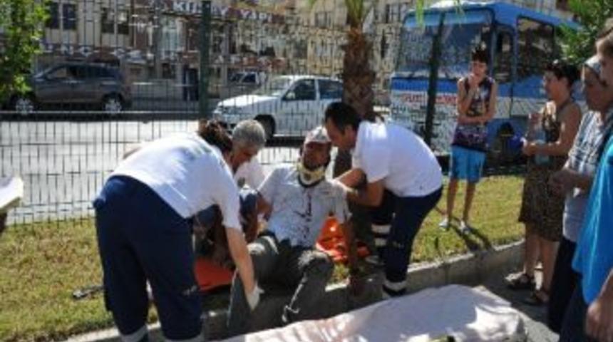 Alanya&rsquo;da Trafik Kazası:1 Yaralı
