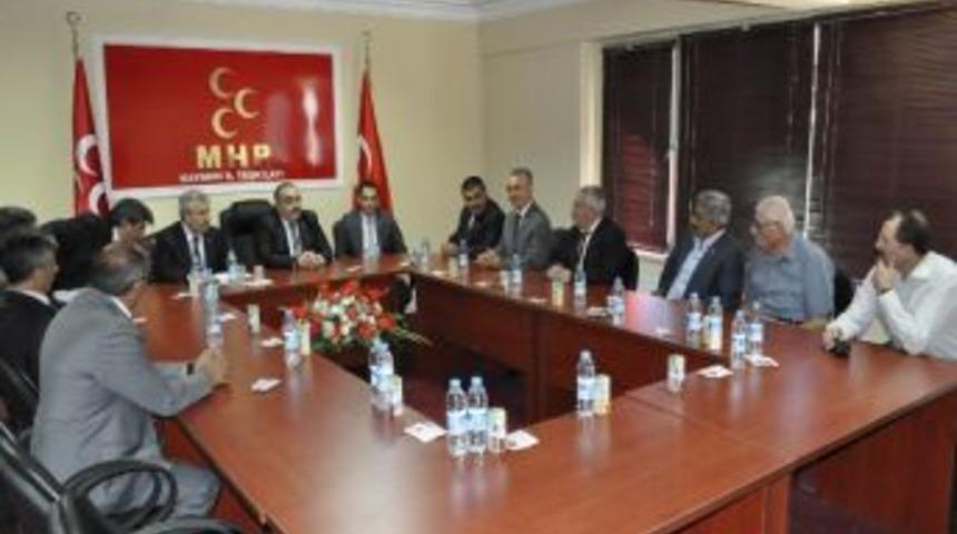 Ziraat Odaları&rsquo;ndan Mhp Ziyareti