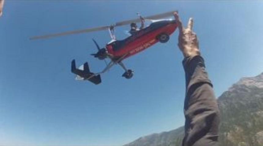 &Ouml;l&uuml;deniz&rsquo;de Paraş&uuml;ts&uuml;z U&ccedil;uş