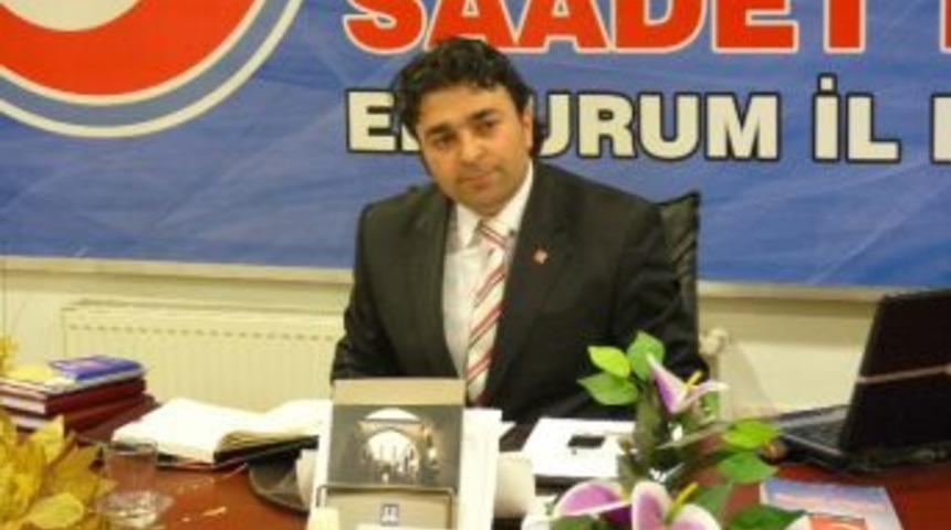 Sp Erzurum İl Başkanı Faik &Ccedil;alık, Şırnak'taki Saldırıyı Lanetledi